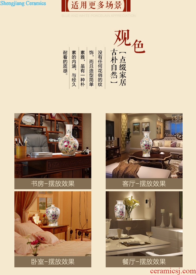 Jingdezhen ceramics furnishing articles hang dish Chinese handicraft wine stays home decoration decoration plate