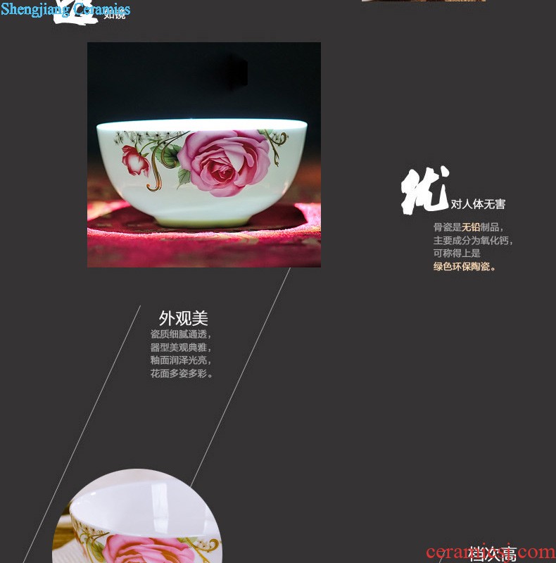 【 】 nine domain to love life of a cup of bone porcelain cup couples Jingdezhen famous trademark