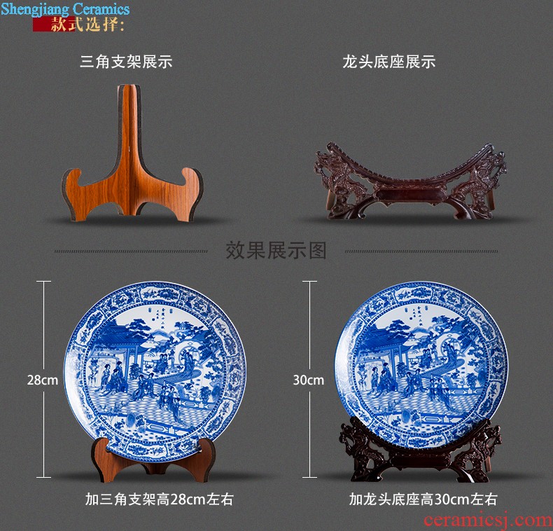 Jingdezhen ceramics vase of crack Chinese penjing flower arranging porcelain wine handicraft decorative household items