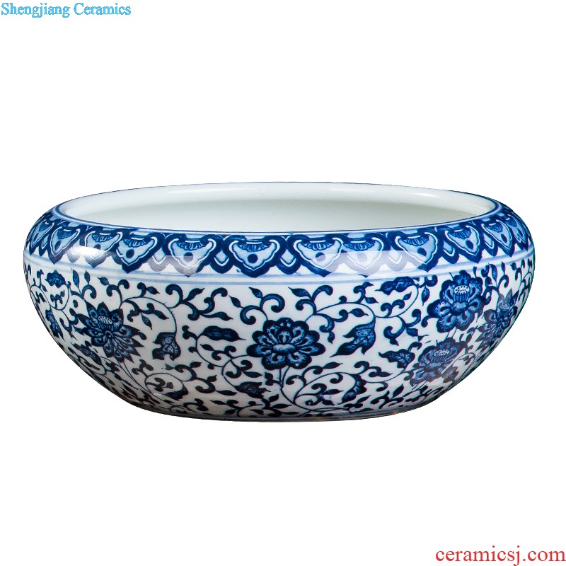 Jingdezhen ceramics sun yat-sen as ornamental decoration hanging dish home sitting room office wine adornment furnishing articles