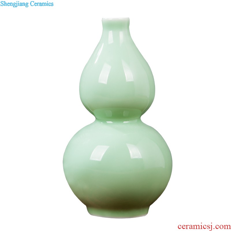 Jingdezhen ceramics porcelain bottle home study adornment brush pot furnishing articles handicraft student teachers' office