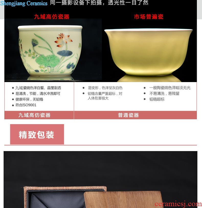 Jingdezhen ceramic cups With cover bone China mugs porcelain cup package mail office meeting Every year more than