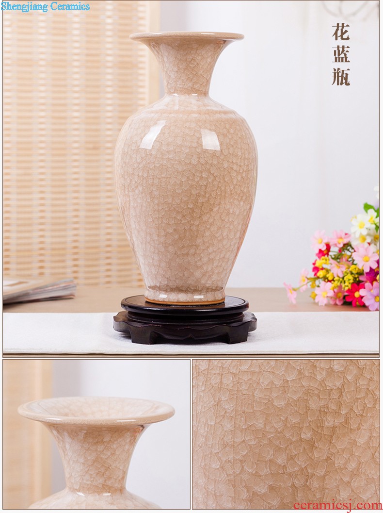 Quintessence porcelain of jingdezhen blue and white porcelain porcelain vases sitting room place to watch the bottle Antique porcelain vases