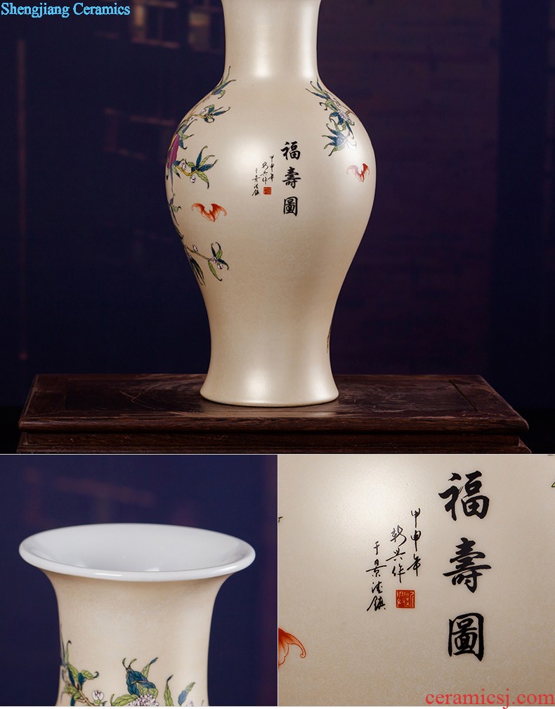 Jingdezhen ceramics furnishing articles hang dish Chinese handicraft wine stays home decoration decoration plate