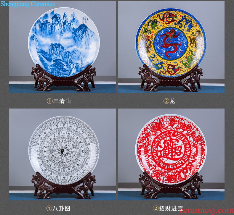 Jingdezhen ceramic aquarium goldfish large blue and white turtle slept GangPen bowl lotus narcissus basin of lotus cylinder betelnut POTS