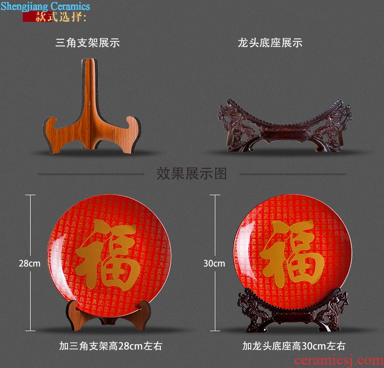 Jingdezhen ceramics modern Chinese style household act the role ofing is tasted colored enamel sitting room big vases, flower TV ark furnishing articles