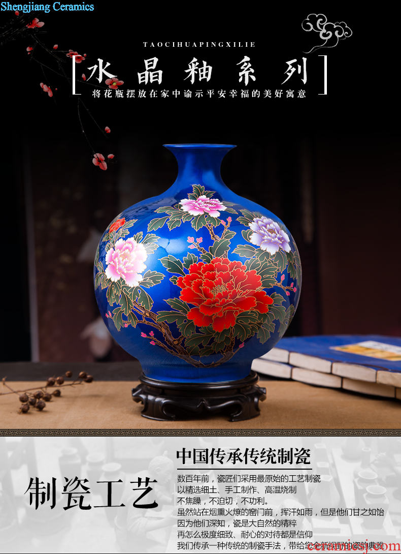 Jingdezhen ceramics porcelain bottle daikin tank cylinder tortoise narcissus basin water lily lotus home office furnishing articles