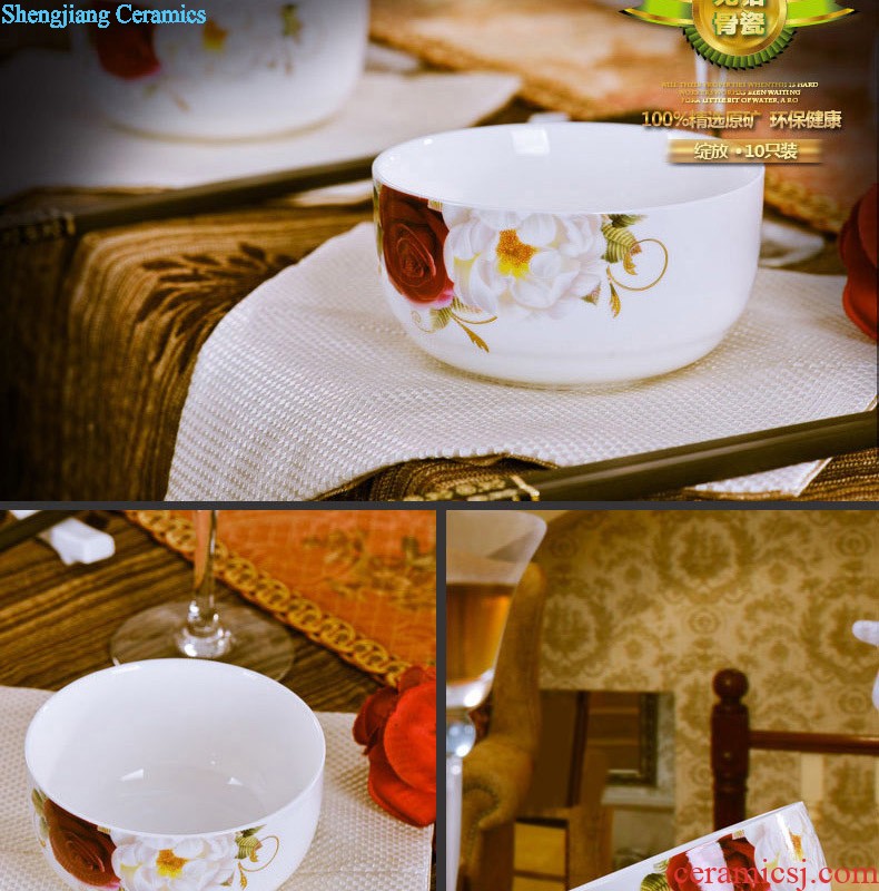 【 】 nine domain to love life of a cup of bone porcelain cup couples Jingdezhen famous trademark