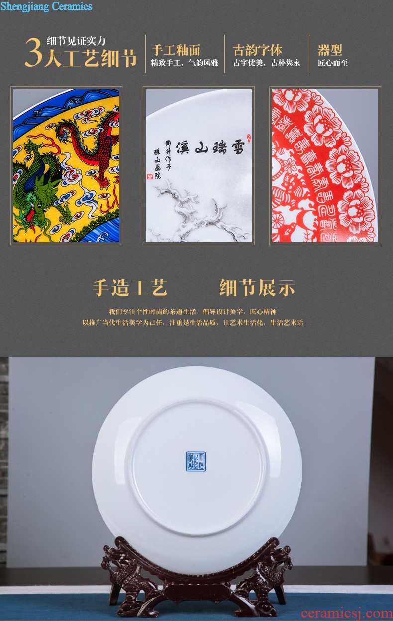 Jingdezhen ceramic aquarium goldfish large blue and white turtle slept GangPen bowl lotus narcissus basin of lotus cylinder betelnut POTS