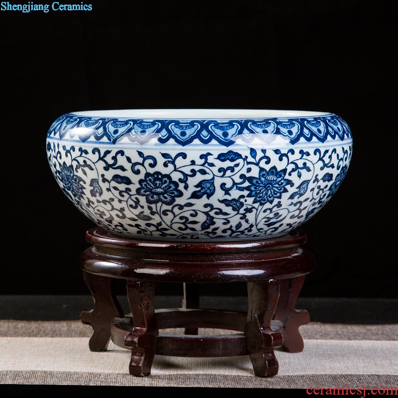 Jingdezhen ceramics sun yat-sen as ornamental decoration hanging dish home sitting room office wine adornment furnishing articles