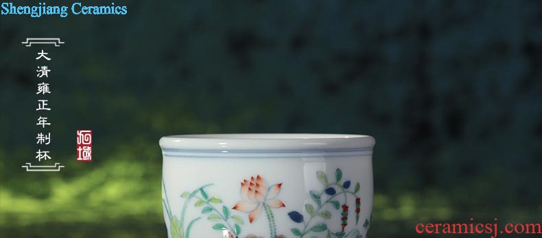 Jingdezhen ceramic cups With cover bone China mugs porcelain cup package mail office meeting Every year more than