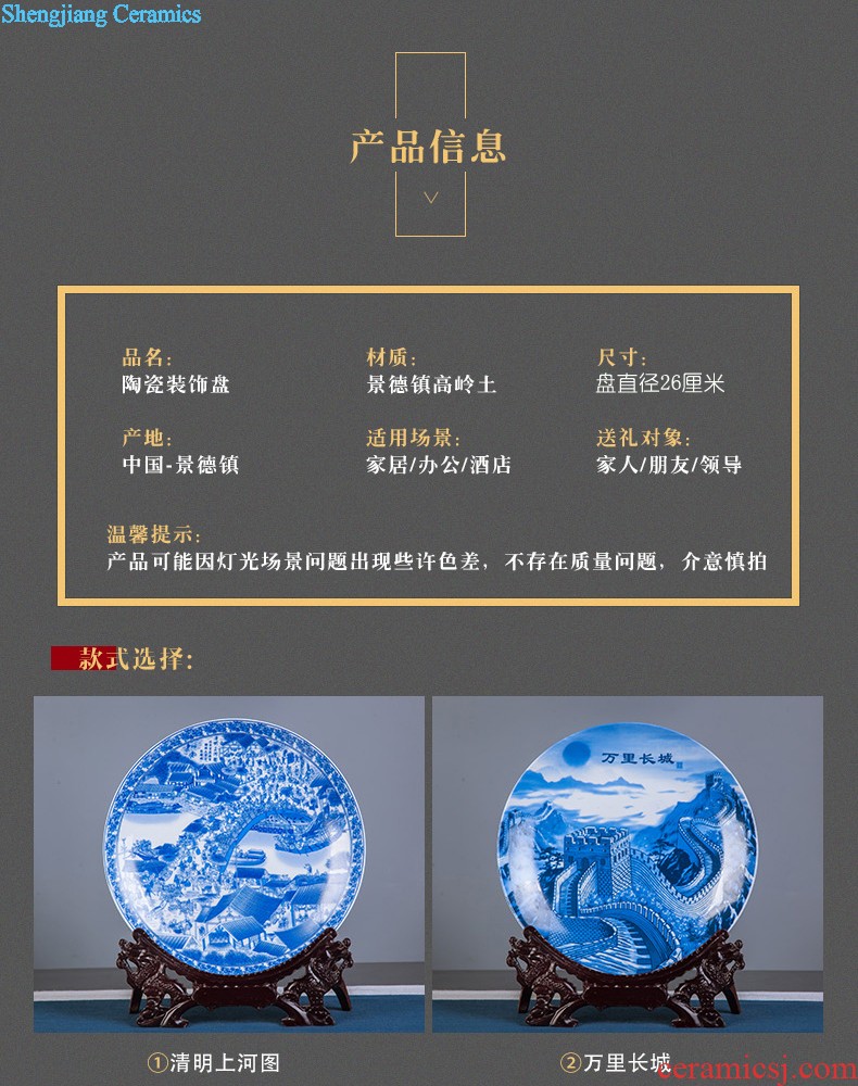 Jingdezhen ceramic aquarium goldfish large blue and white turtle slept GangPen bowl lotus narcissus basin of lotus cylinder betelnut POTS