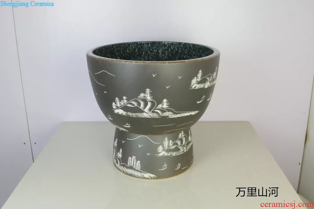 jingdezhen shengjiang wash basin new arriving Bathroom art  basin  201901