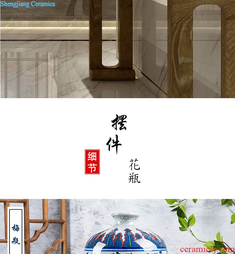 Jingdezhen ceramic aquarium goldfish large blue and white turtle slept GangPen bowl lotus narcissus basin of lotus cylinder betelnut POTS