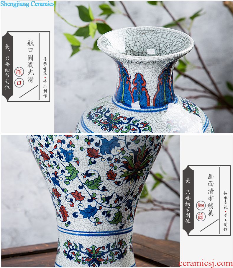 Jingdezhen ceramic aquarium goldfish large blue and white turtle slept GangPen bowl lotus narcissus basin of lotus cylinder betelnut POTS