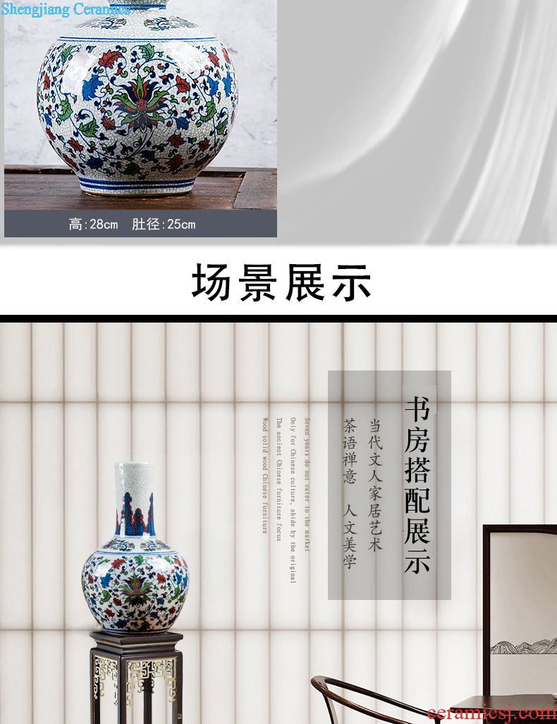 Jingdezhen ceramic aquarium goldfish large blue and white turtle slept GangPen bowl lotus narcissus basin of lotus cylinder betelnut POTS