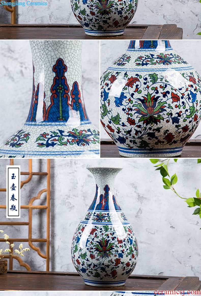 Jingdezhen ceramic aquarium goldfish large blue and white turtle slept GangPen bowl lotus narcissus basin of lotus cylinder betelnut POTS