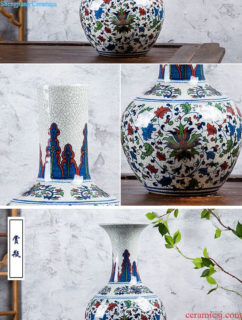 Jingdezhen ceramic aquarium goldfish large blue and white turtle slept GangPen bowl lotus narcissus basin of lotus cylinder betelnut POTS