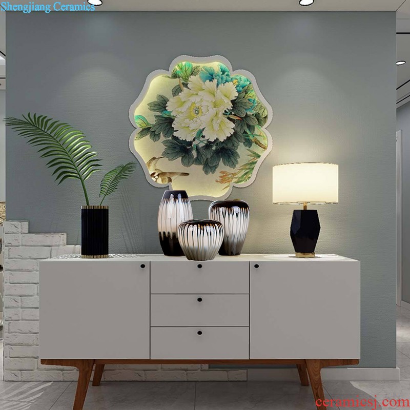 Jingdezhen ceramics hand-painted vases, flower arrangement wine porch home decoration sitting room TV ark furnishing articles