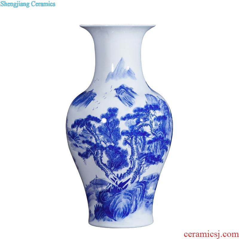 Pottery and porcelain vase f-fook gourd kiln red jun feng shui bagua home sitting room adornment handicraft furnishing articles