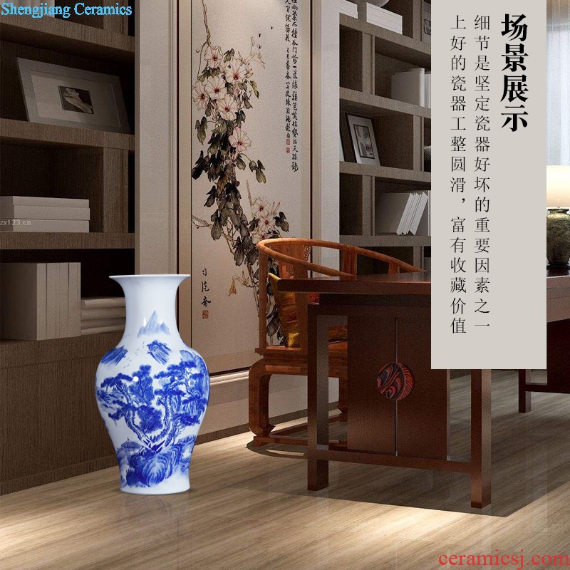 Pottery and porcelain vase f-fook gourd kiln red jun feng shui bagua home sitting room adornment handicraft furnishing articles