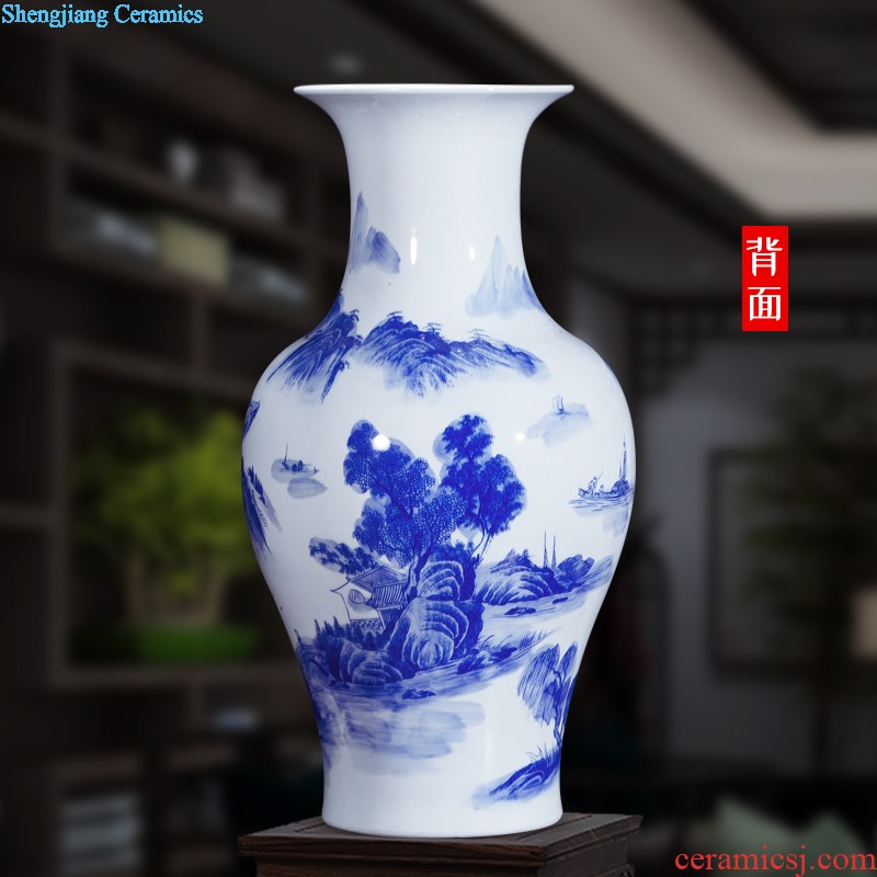 Pottery and porcelain vase f-fook gourd kiln red jun feng shui bagua home sitting room adornment handicraft furnishing articles