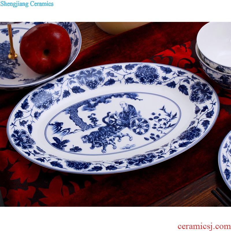 Jingdezhen blue and white ceramics youligong hand-painted sample tea cup kung fu tea cup tea cups small bowl