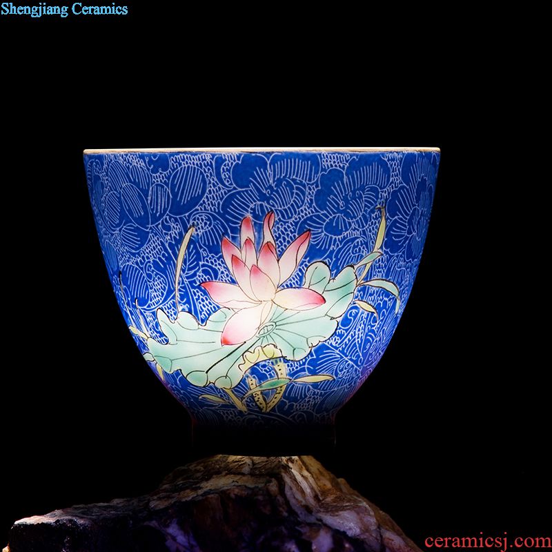 Bowl suit jingdezhen ceramic tableware ceramic bowl 4.5 m job european-style originality 6 inches rainbow noodle bowl