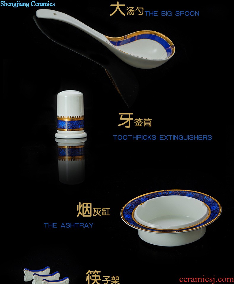 Kangxi porcelain gossip grain cup Nine domain jingdezhen antique hand painted sample tea cup ceramic tea set kung fu tea cups