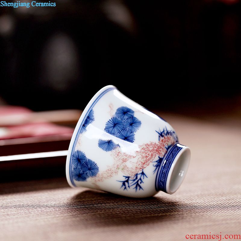 Bone porcelain scoop the son of blue and white porcelain spoon spoon Chinese pottery and porcelain hotel eat with porcelain household porcelain scoop scoop of a spoon