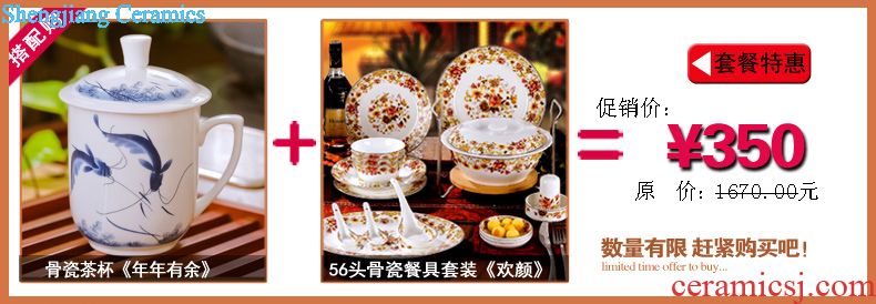 European style coffee set suit 15 sets of high-grade bone China porcelain coffee cup English afternoon tea set