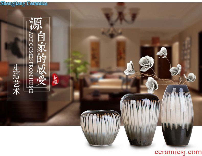 Jingdezhen ceramics hand-painted vases, flower arrangement wine porch home decoration sitting room TV ark furnishing articles