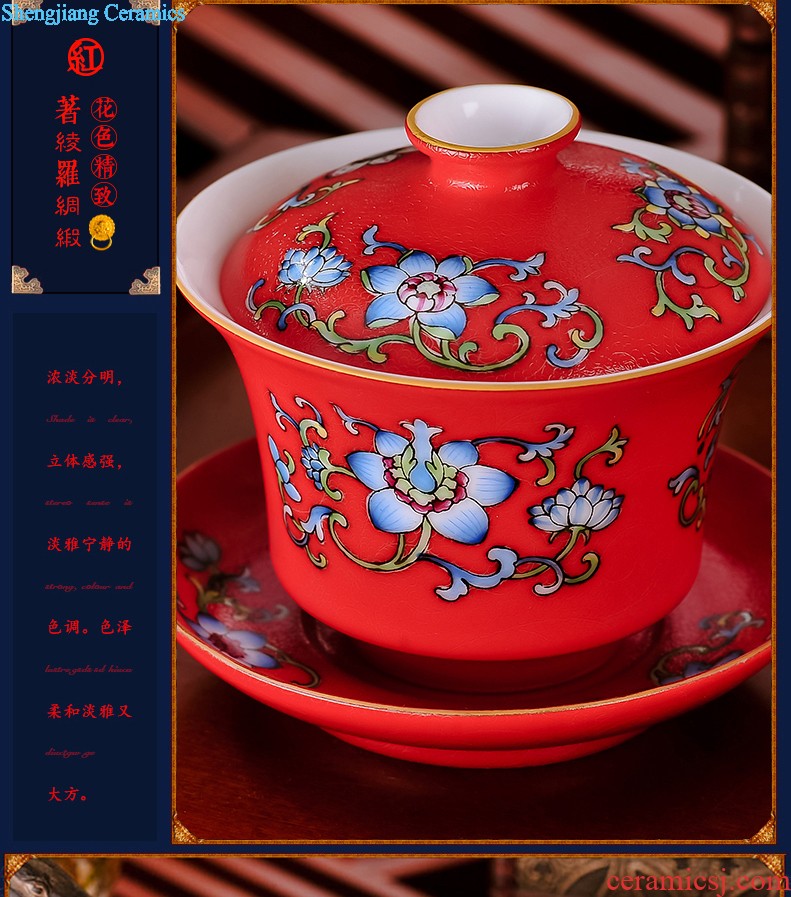 Jingdezhen high-grade ceramic 28 Chinese blue and white porcelain head glair bone porcelain tableware suit dish basin suit