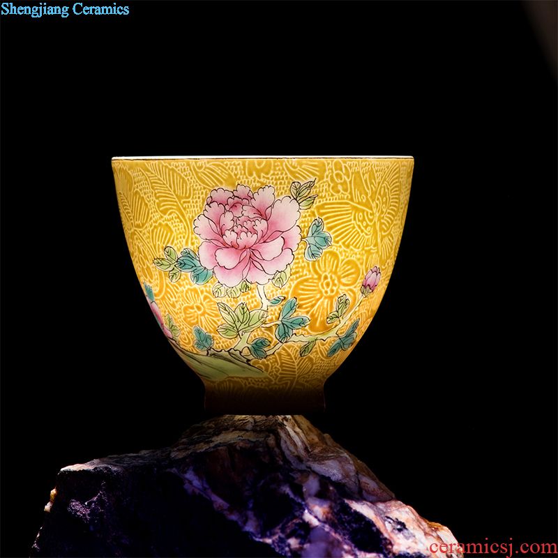 Bowl suit jingdezhen ceramic tableware ceramic bowl 4.5 m job european-style originality 6 inches rainbow noodle bowl