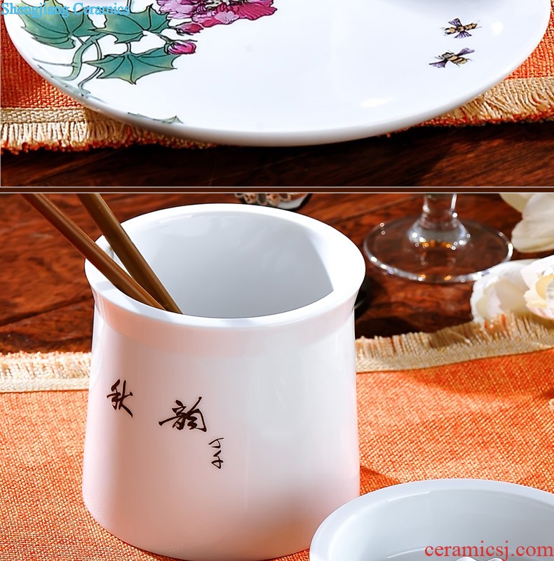 Jingdezhen porcelain youligong shochiku mei tureen large ceramic cups kung fu tea set three bowl