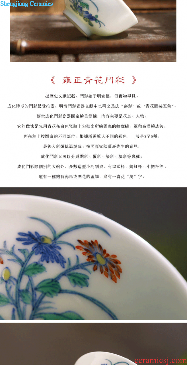 Nine domain of jingdezhen blue and white porcelain of fruit nut plate dry fruit tray double snacks of plate of the sitting room all the candy dish