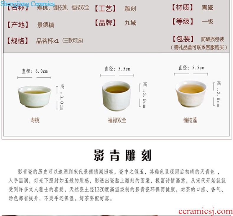Jingdezhen ceramic cups With cover bone China mugs Glass glaze porcelain in the office meeting Colorful flowers