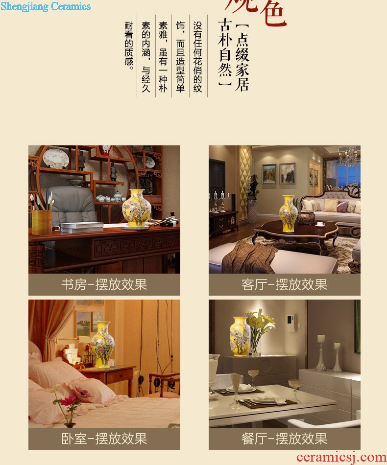 Creative vases, contemporary and contracted household living room TV ark place jingdezhen ceramics restaurant ikebana arts and crafts