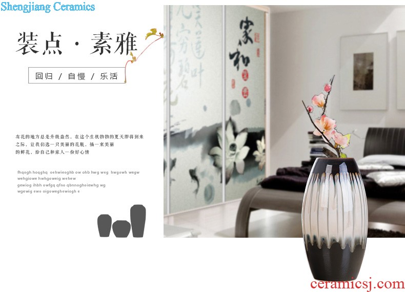 Jingdezhen ceramics hand-painted vases, flower arrangement wine porch home decoration sitting room TV ark furnishing articles