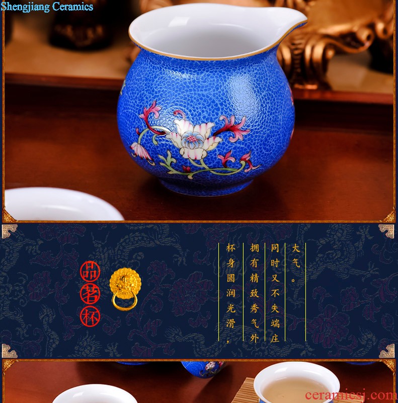 Jingdezhen ceramic cups with cover glass cups nine domain bone porcelain cup peony custom office cup tea cup