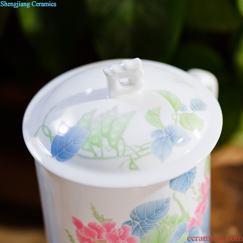 Bowl of jingdezhen porcelain tableware bone your job High-grade ceramic household 4.5 in the hot high single bowl of rice bowls