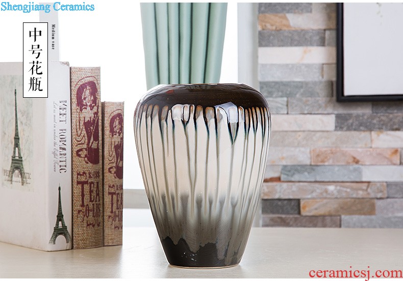 Jingdezhen ceramics hand-painted vases, flower arrangement wine porch home decoration sitting room TV ark furnishing articles