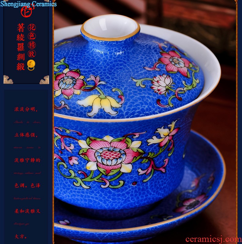 Jingdezhen ceramic cups with cover glass cups nine domain bone porcelain cup peony custom office cup tea cup