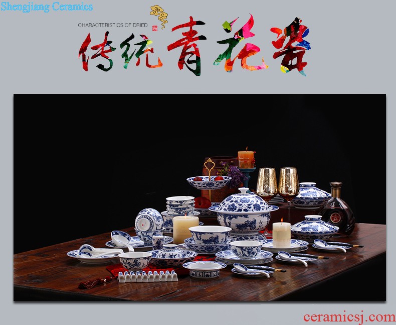 European style coffee set ceramic 15 sets of bone China coffee appliances red cup English afternoon tea