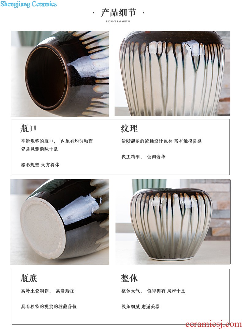 Jingdezhen ceramics hand-painted vases, flower arrangement wine porch home decoration sitting room TV ark furnishing articles