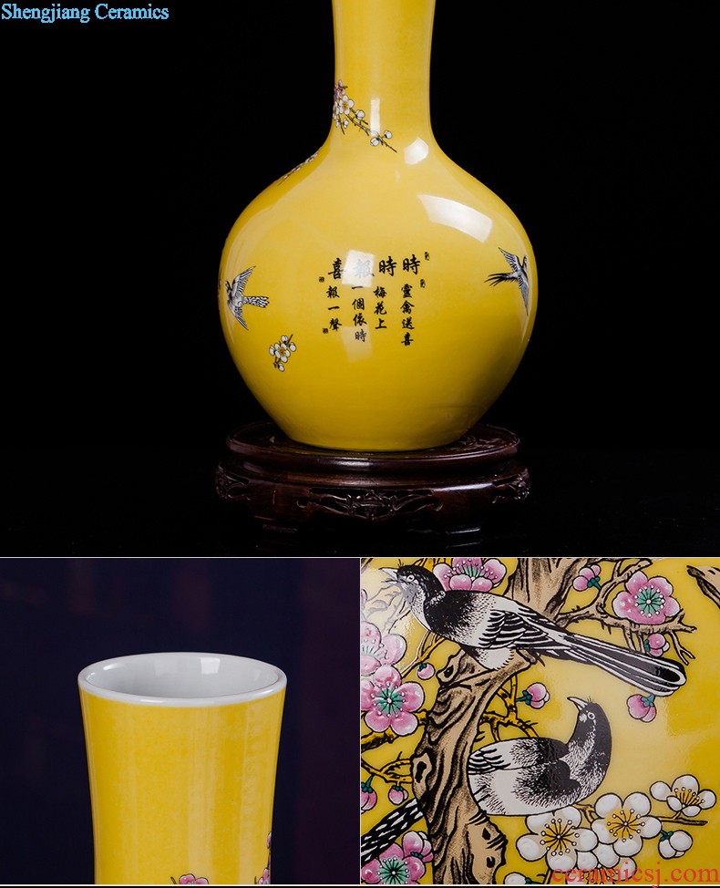 Creative vases, contemporary and contracted household living room TV ark place jingdezhen ceramics restaurant ikebana arts and crafts