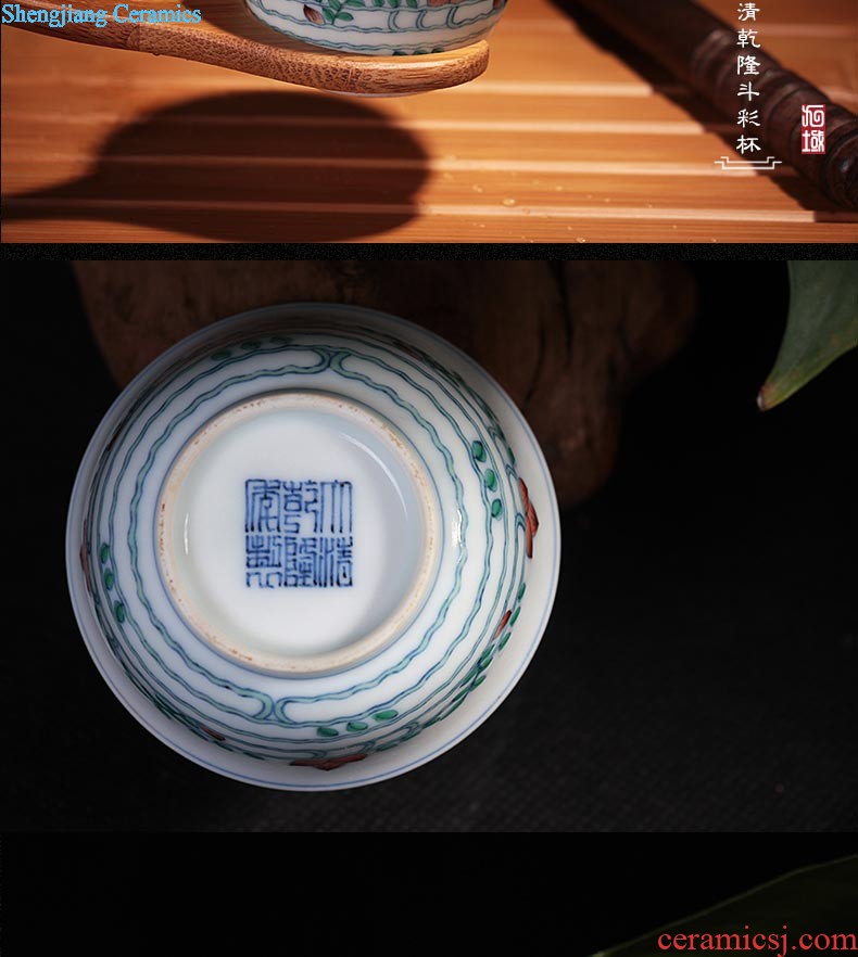 Bone China tableware jingdezhen ceramic 28/56 set of nine domain dishes dish sets Pure and fresh life household bowl suit