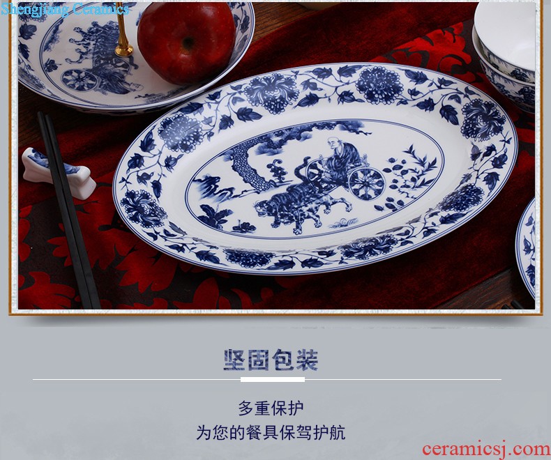 Jingdezhen blue and white ceramics youligong hand-painted sample tea cup kung fu tea cup tea cups small bowl