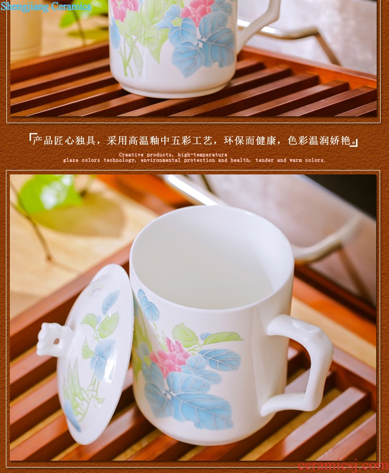 Bowl of jingdezhen porcelain tableware bone your job High-grade ceramic household 4.5 in the hot high single bowl of rice bowls