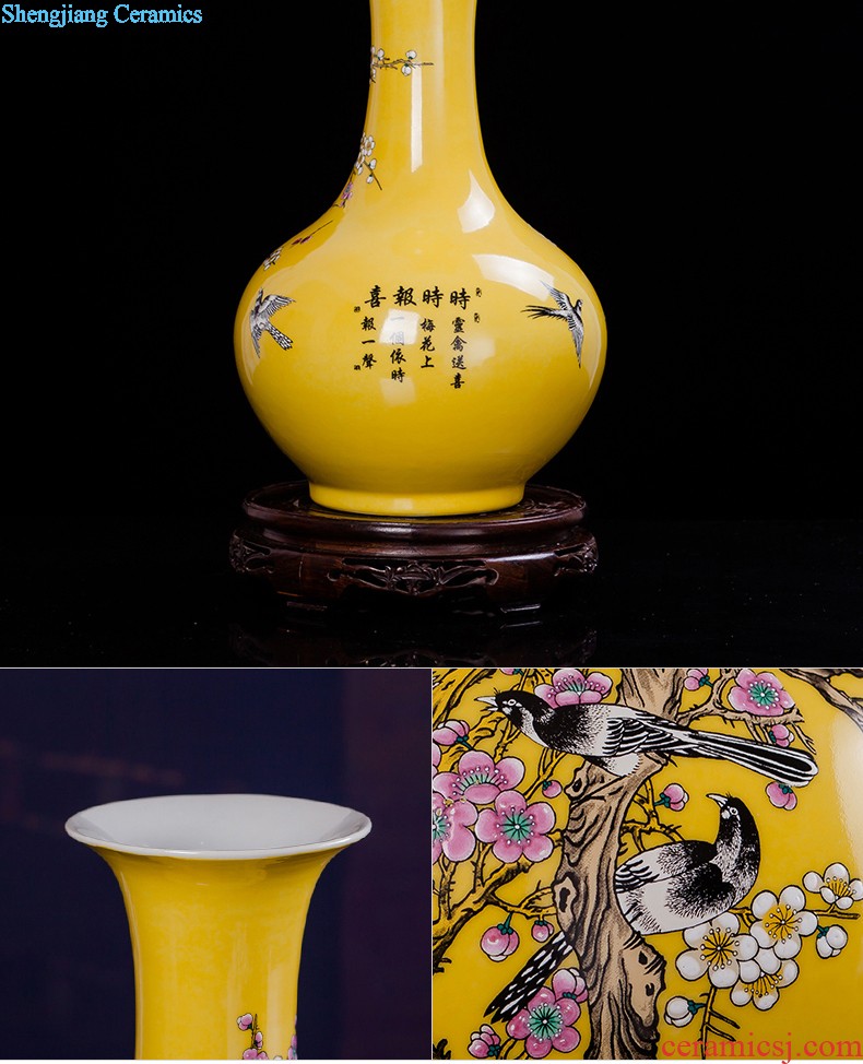 Creative vases, contemporary and contracted household living room TV ark place jingdezhen ceramics restaurant ikebana arts and crafts